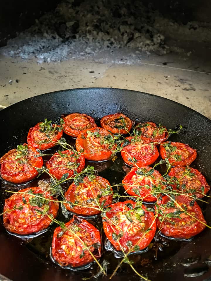 Wood Fired Slow Roasted Tomatoes